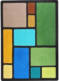 Joy Carpets Kid Essentials Our Block Earthtone